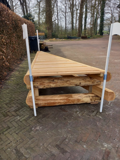 eventingequipment hindernis punt met 2 lagen