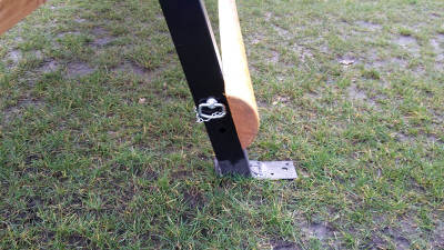 eventingequipment De hoogte van de hindernissen is makkelijk aan te passen.